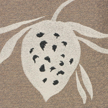 Schumacher High Line Metallic Brown Fabric