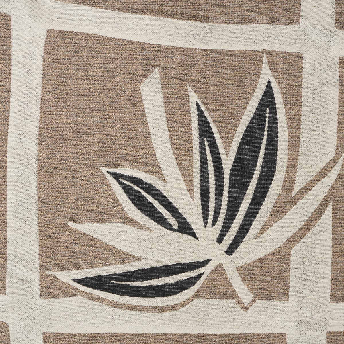 Schumacher High Line Metallic Brown Fabric