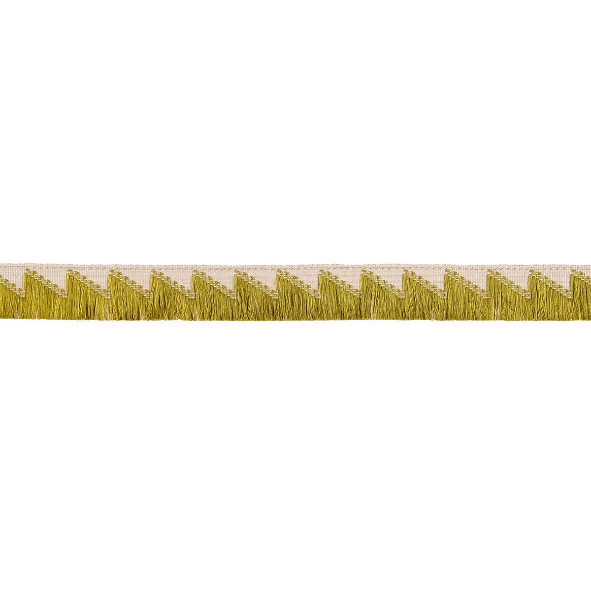 Schumacher Chartreuse Trace Of Connection Fringe
