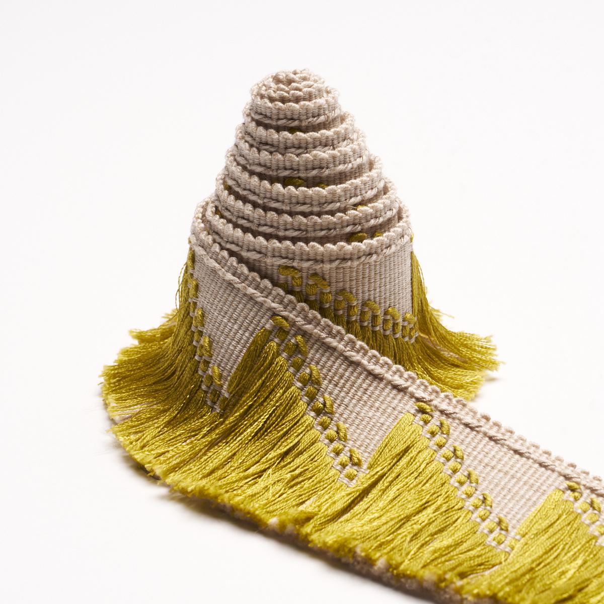 Schumacher Chartreuse Trace Of Connection Fringe
