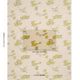 Schumacher Trace Of Connection Silk Mustard Fabric