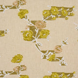 Schumacher Trace Of Connection Silk Mustard Fabric