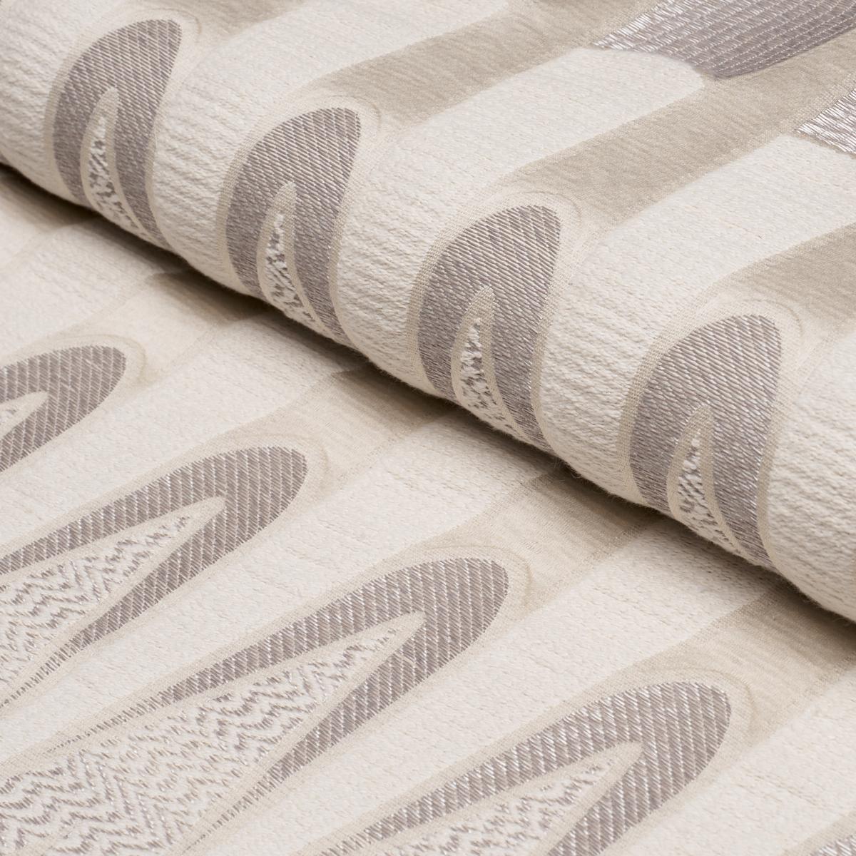 Schumacher Nightfall Skyline Nacre Fabric