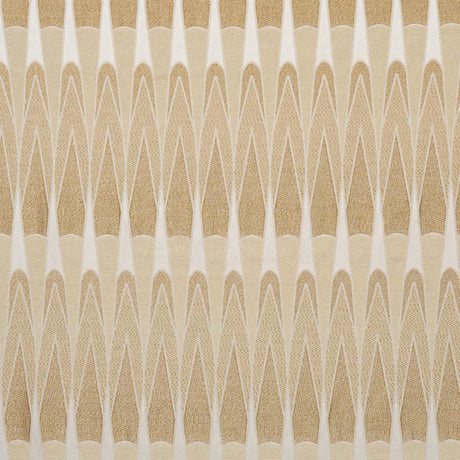 Schumacher Nightfall Skyline Antique Gold Fabric