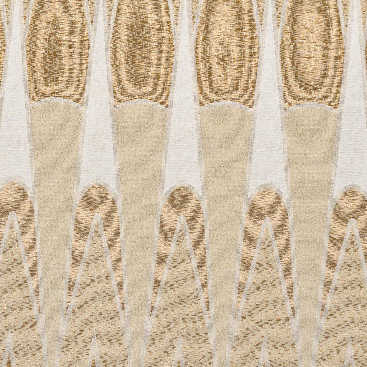 Schumacher Nightfall Skyline Antique Gold Fabric