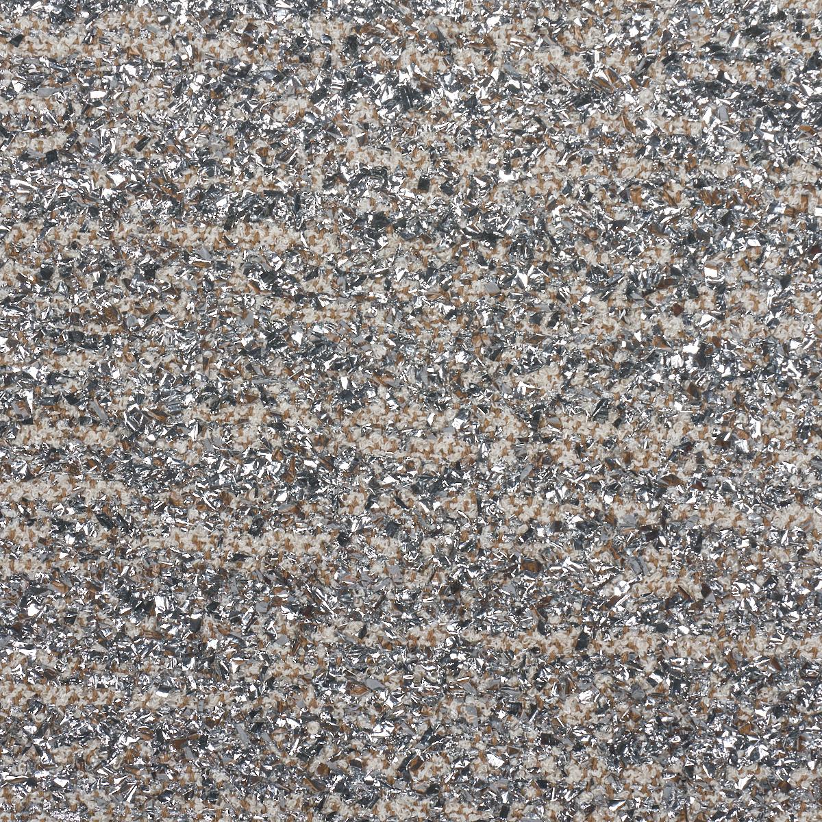 Schumacher Tenue De Soire Sparkling Silver Fabric