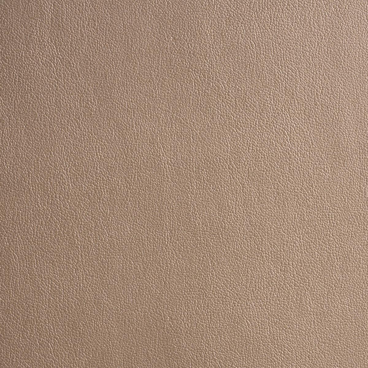 Schumacher Metallic Vegan Leather Outdoor Dune Fabric