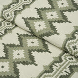 Schumacher Pathway Green Fabric