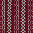 Schumacher Pathway Red Fabric