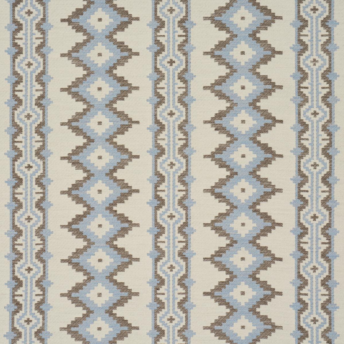 Schumacher Pathway Sky Fabric