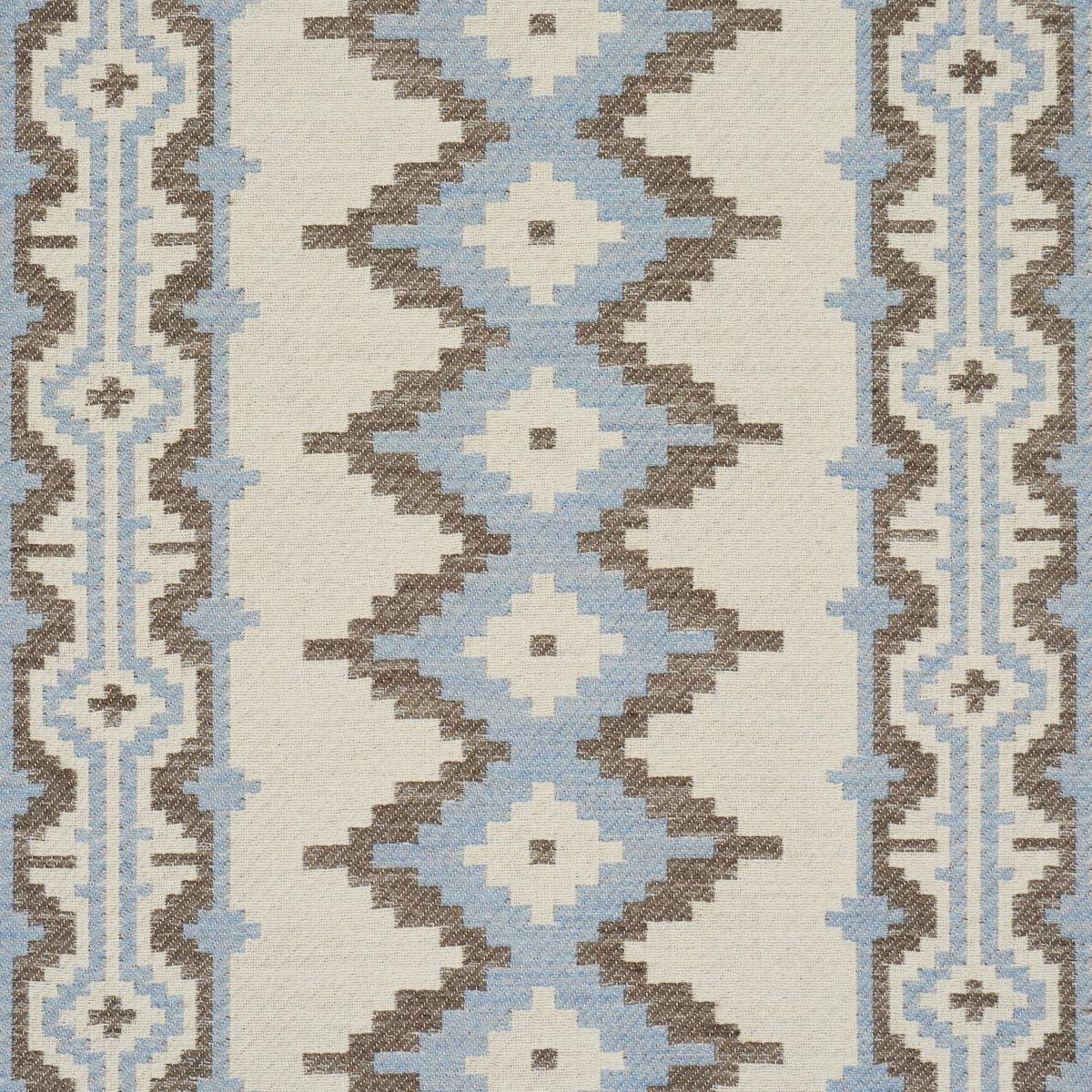 Schumacher Pathway Sky Fabric