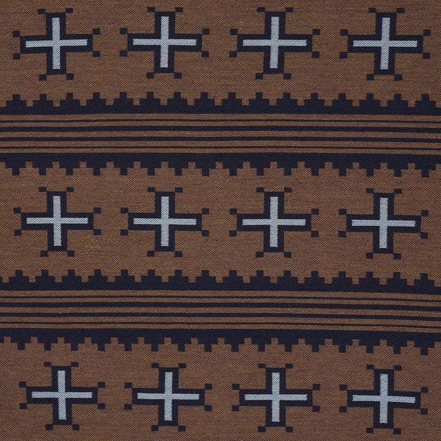 Schumacher Born For Water Terracotta Fabric