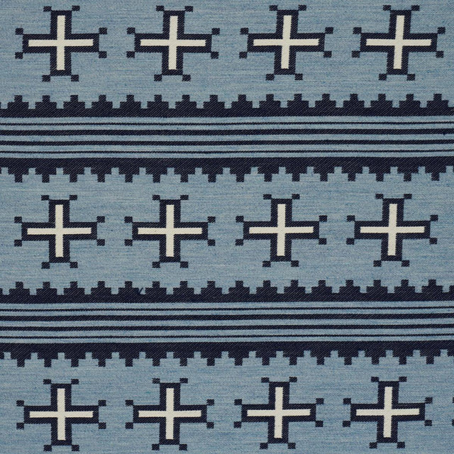 Schumacher Born For Water Sky Fabric