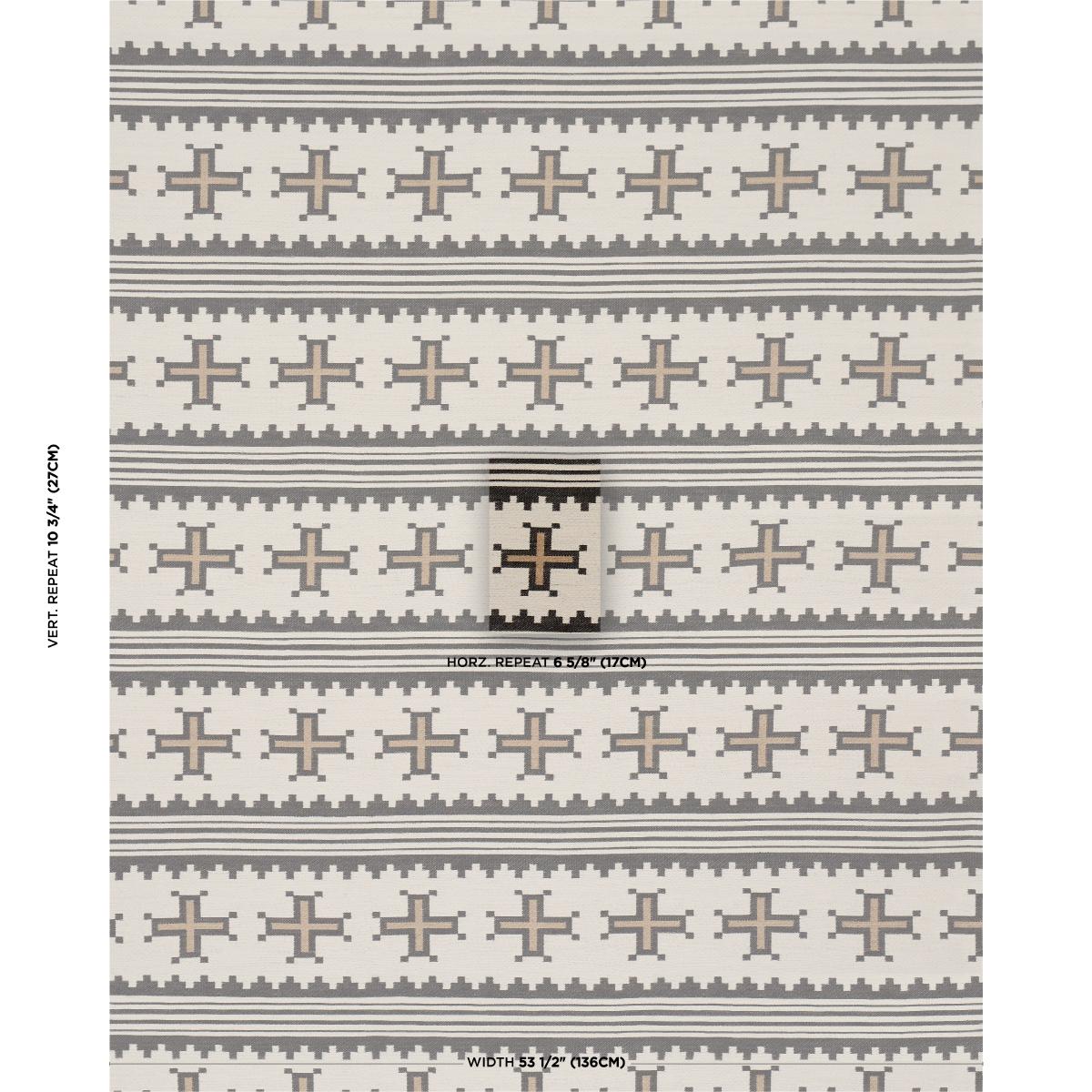 Schumacher Born For Water Neutral Fabric