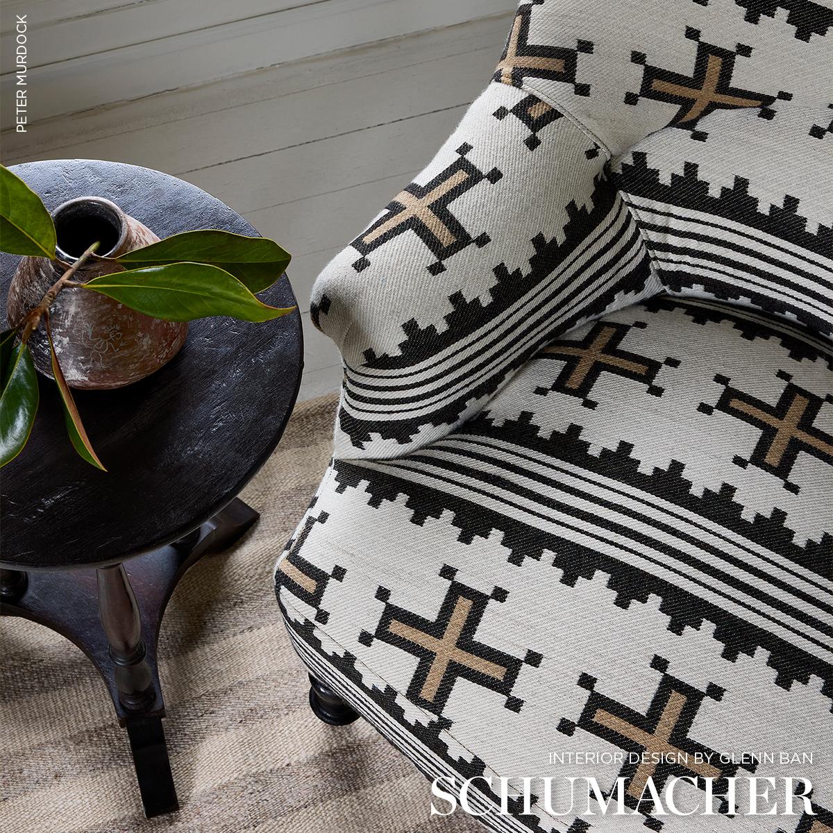 Schumacher Born For Water Neutral Fabric