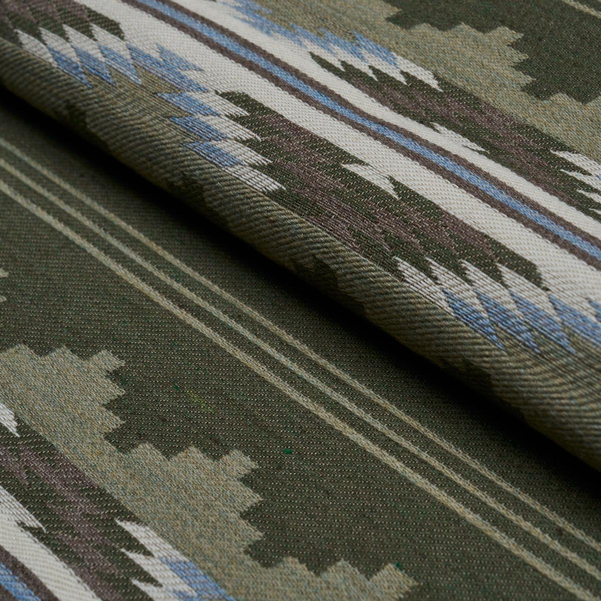 Schumacher Monsoon Green Fabric