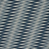 Schumacher Wedge Weave Blue Fabric