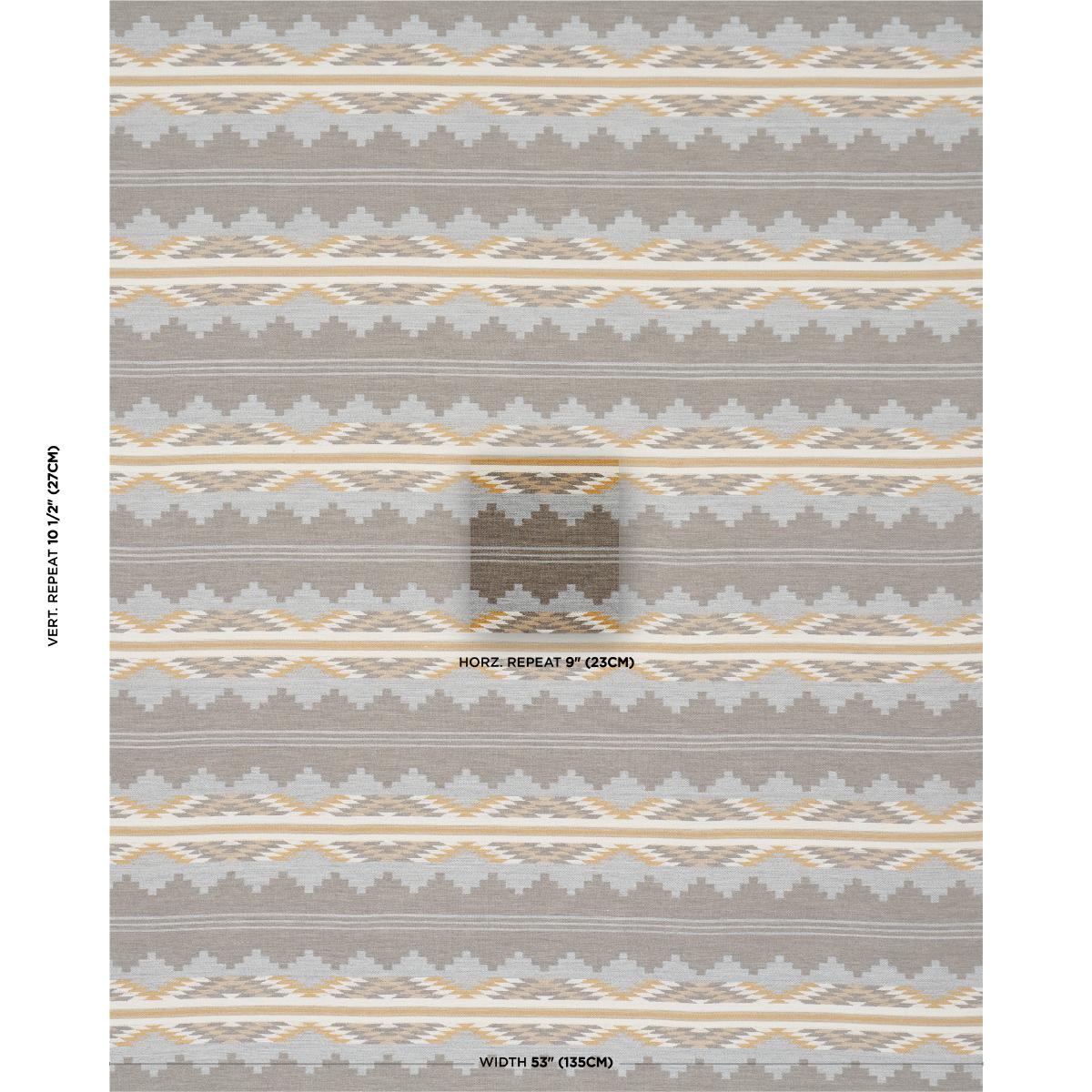 Schumacher Monsoon Neutral Fabric