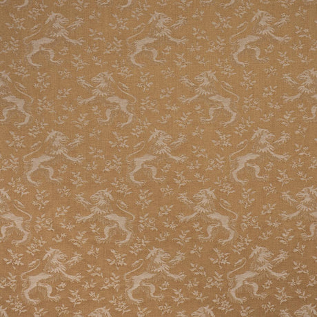 Schumacher Ewan'S Beasts Wheat Fabric