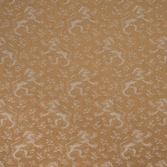 Schumacher Ewan'S Beasts Wheat Fabric