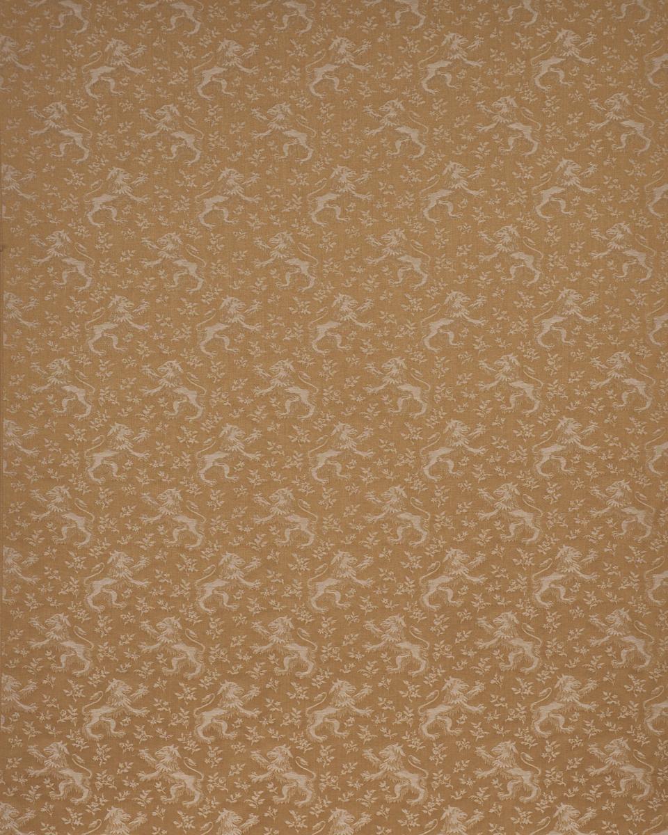 Schumacher Ewan'S Beasts Wheat Fabric
