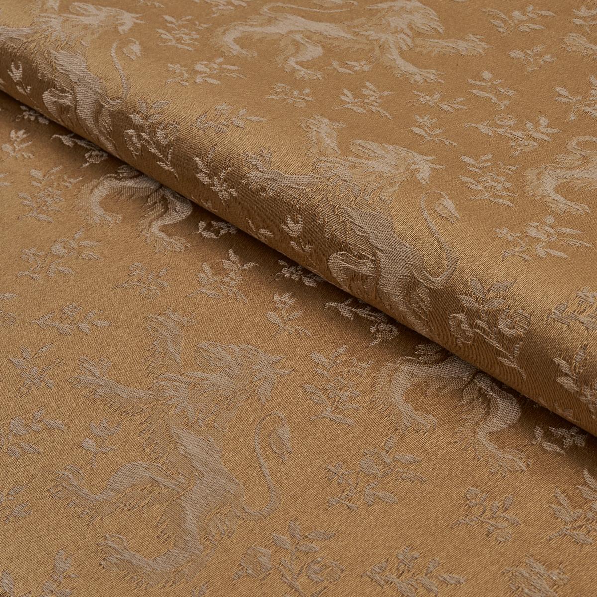 Schumacher Ewan'S Beasts Wheat Fabric