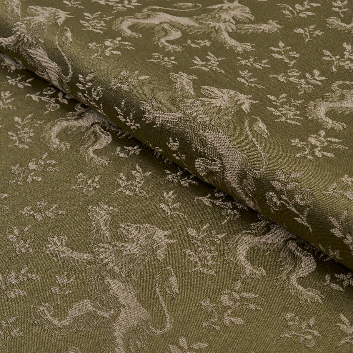 Schumacher Ewan'S Beasts Moss Fabric