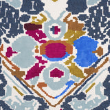 Schumacher Reversible Digital Damask Denim Fabric
