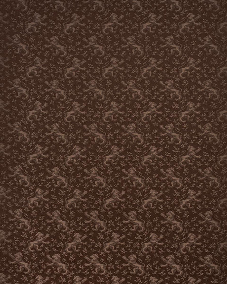 Schumacher Ewan'S Beasts Brown Fabric