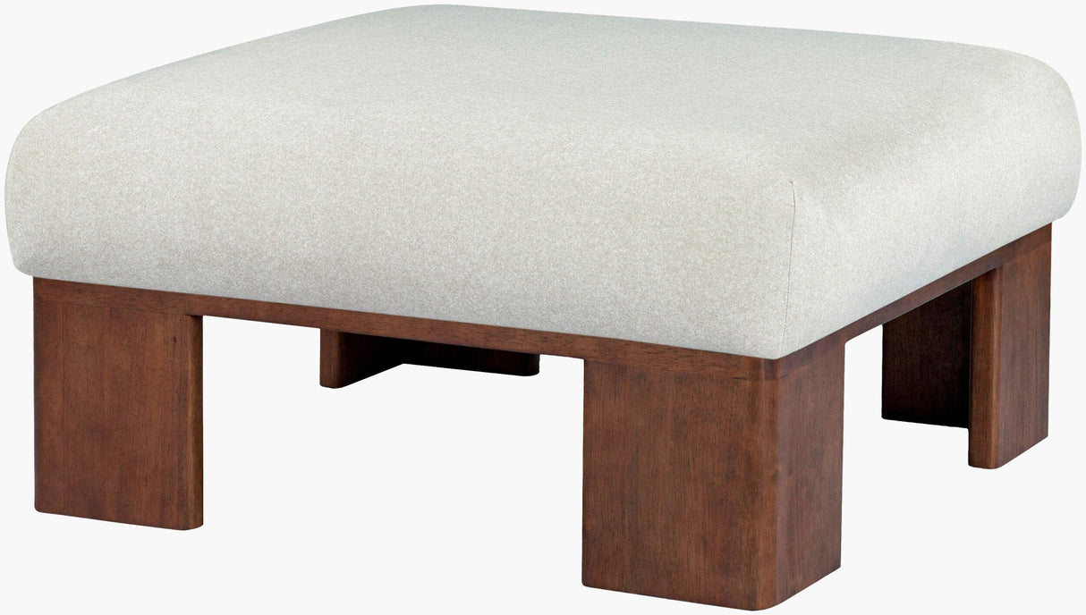 Surya Lunara LURA-001 18"H x 36"W x 36"D Bench/Ottoman/Stool