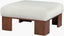 Surya Lunara LURA-001 18"H x 36"W x 36"D Bench/Ottoman/Stool