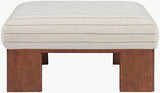 Surya Lunara LURA-002 18"H x 36"W x 36"D Bench/Ottoman/Stool
