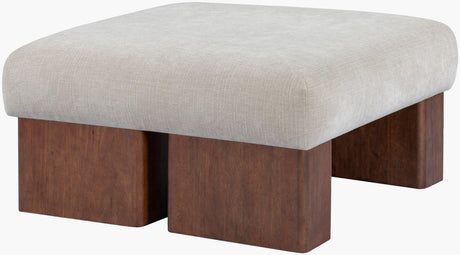 Surya Mirava MIRA-002 18"H x 36"W x 36"D Bench/Ottoman/Stool