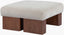 Surya Mirava MIRA-002 18"H x 36"W x 36"D Bench/Ottoman/Stool
