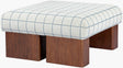 Surya Mirava MIRA-001 18"H x 36"W x 36"D Bench/Ottoman/Stool