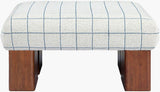 Surya Mirava MIRA-001 18"H x 36"W x 36"D Bench/Ottoman/Stool