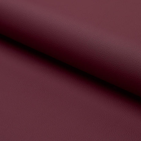 Schumacher Vegan Leather Indoor/Outdoor Merlot Fabric