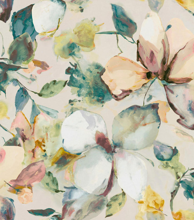 A-Street Prints Springhill Florian Teal Wallpaper