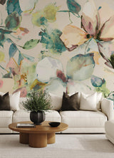 A-Street Prints Springhill Florian Teal Wallpaper