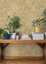 A-Street Prints Springhill Ellery Wheat Wallpaper