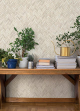 A-Street Prints Springhill Ellery Beige Wallpaper