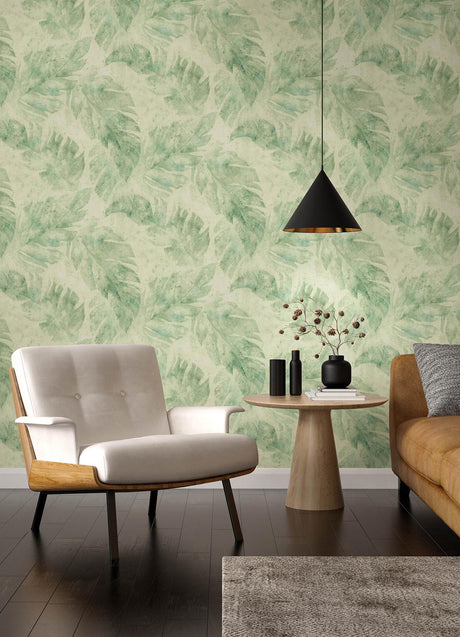 A-Street Prints Springhill Sanne Green Wallpaper