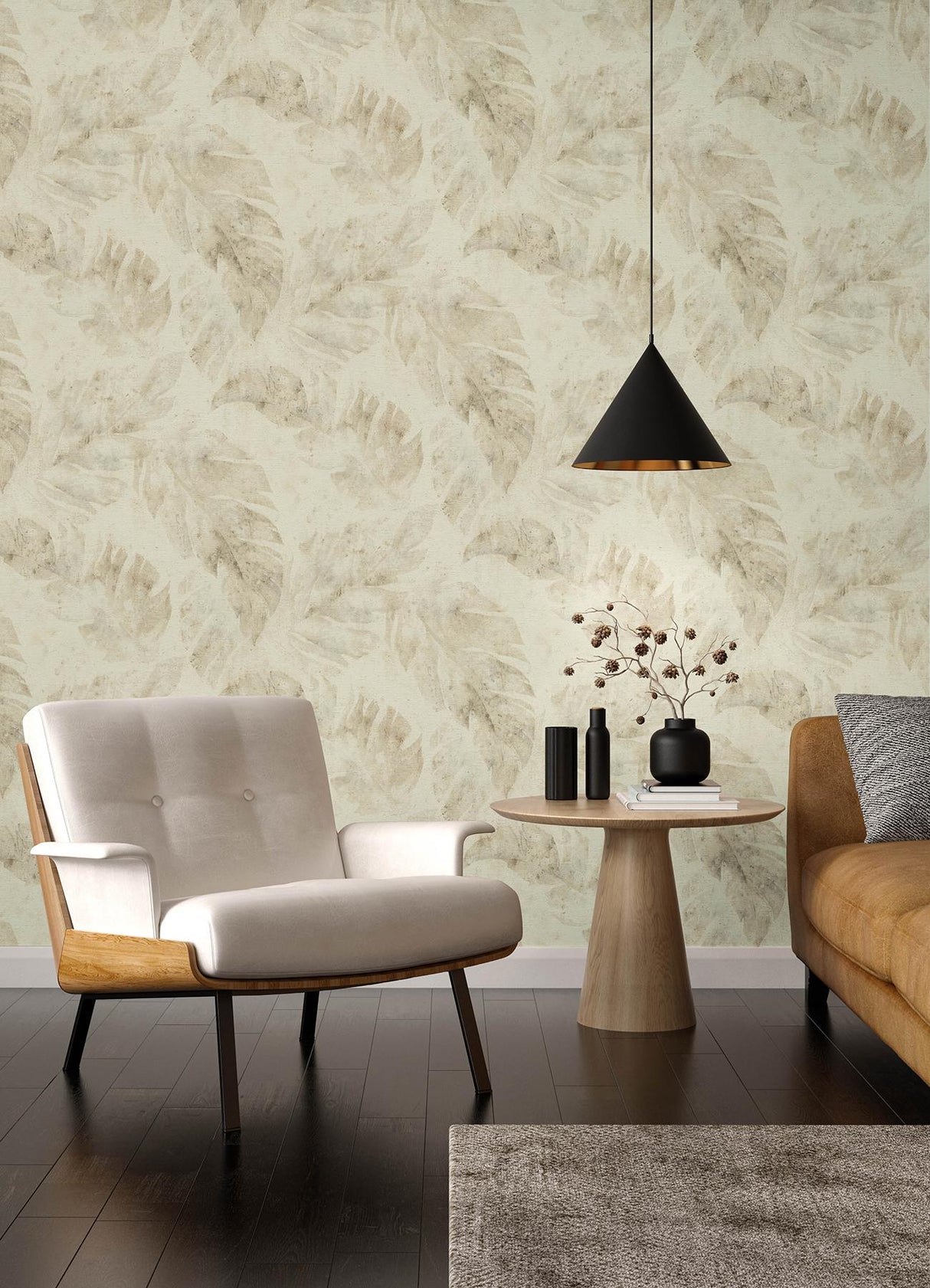 A-Street Prints Springhill Sanne Beige Wallpaper
