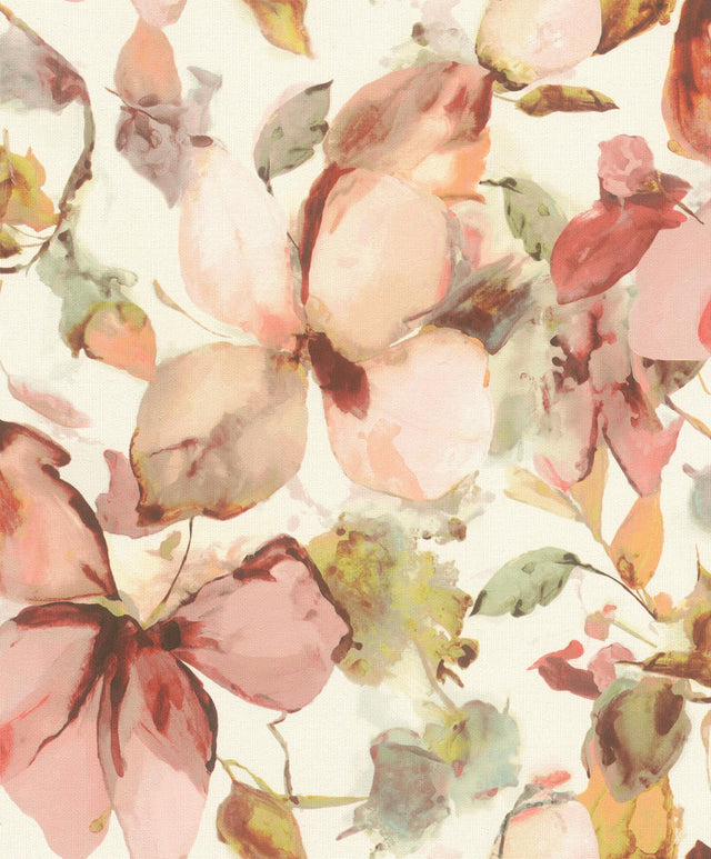 A-Street Prints Springhill Liliana Pink Wallpaper