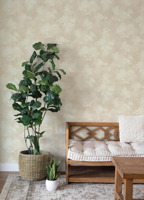 A-Street Prints Springhill Izara Beige Wallpaper