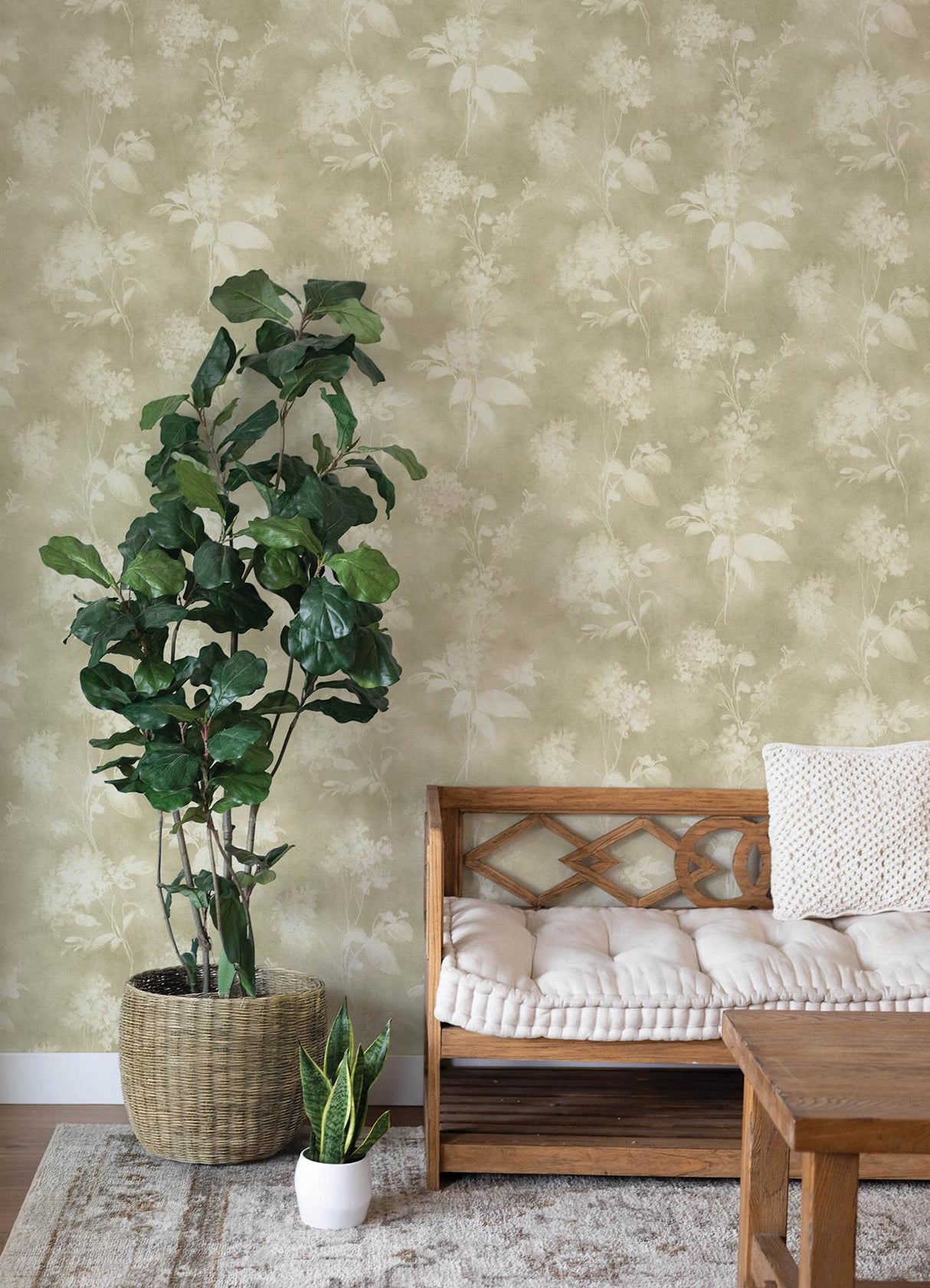 A-Street Prints Springhill Izara Light Green Wallpaper