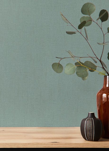 A-Street Prints Springhill Naim Aqua Wallpaper
