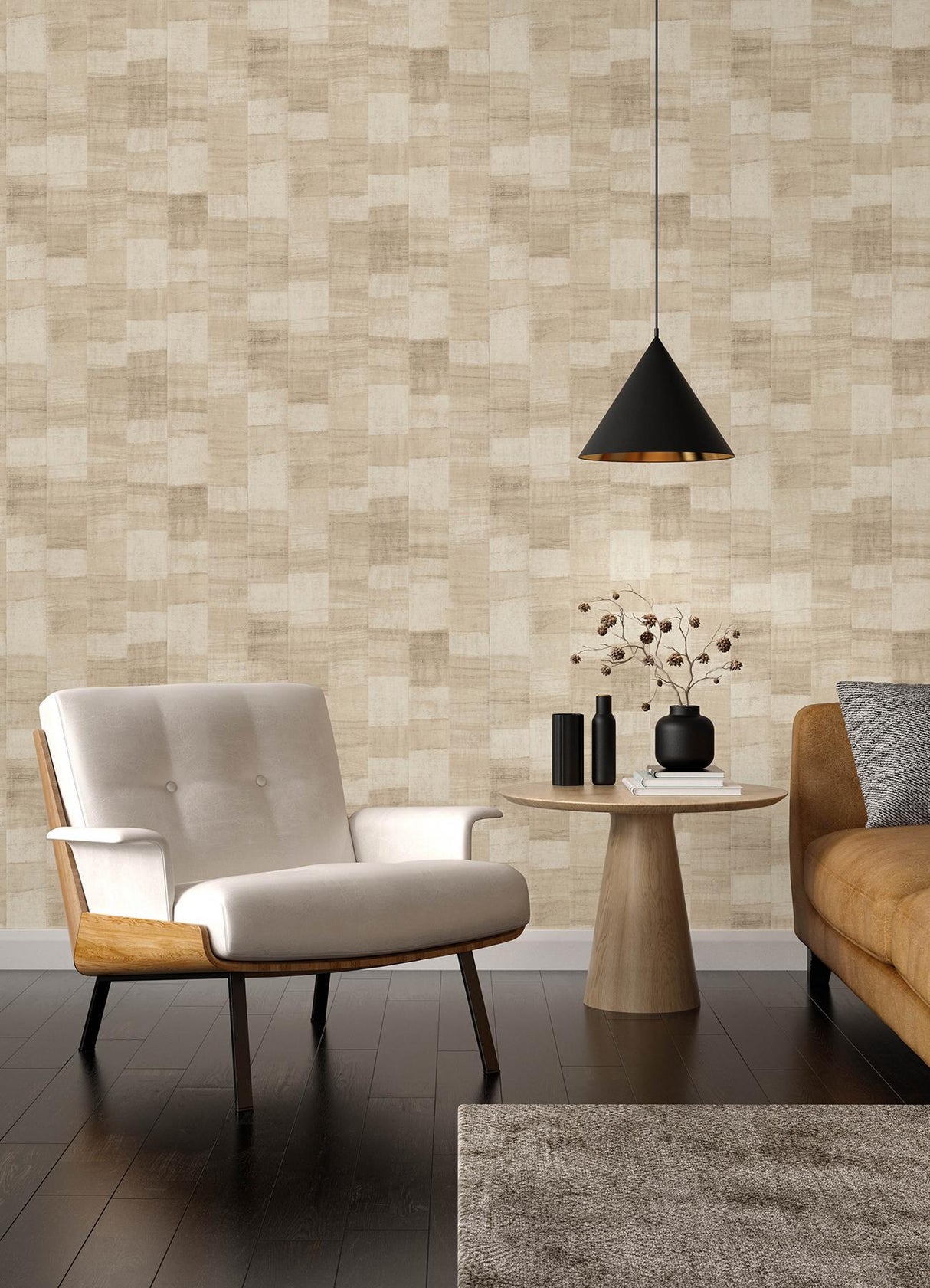 A-Street Prints Springhill Ivo Beige Wallpaper