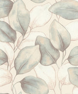 A-Street Prints Springhill Evanthe Aqua Wallpaper