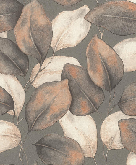 A-Street Prints Springhill Evanthe Charcoal Wallpaper